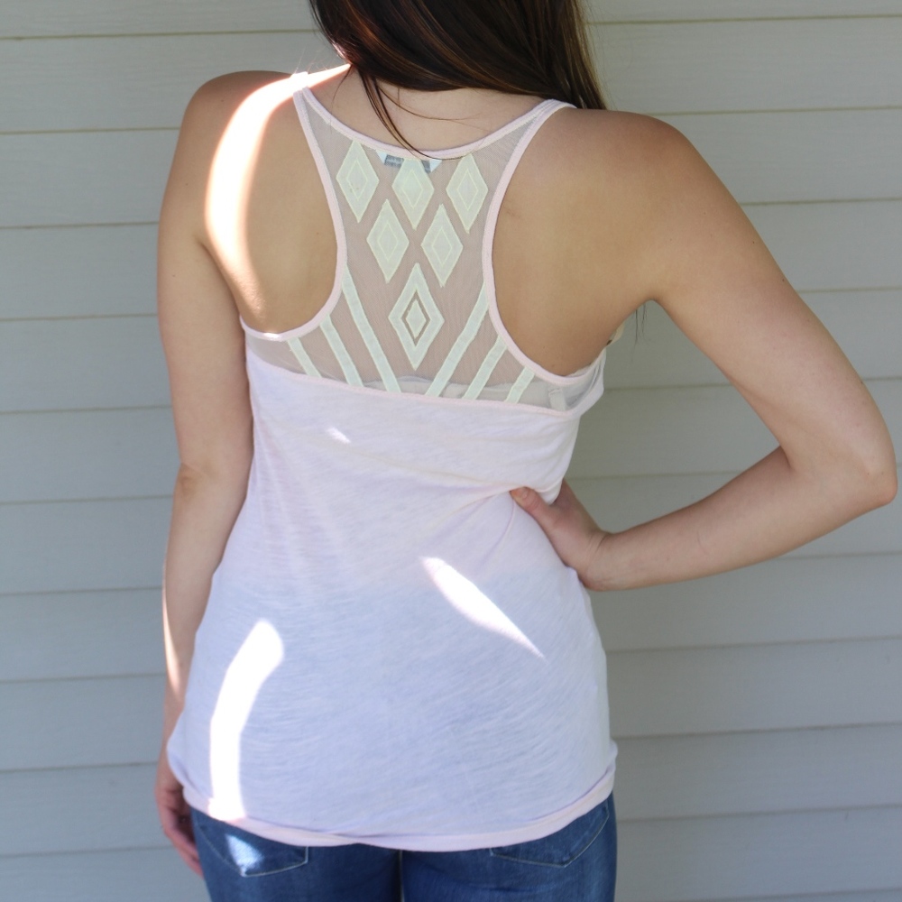 American Eagle Pink Tank Top